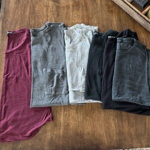 EUC BRANDY MELVILLE BUNDLE OF 6 MUSCLE TEES TANK TOPS